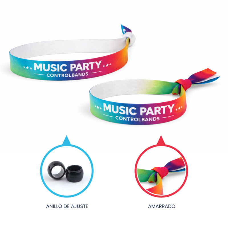 Pulsera de tela PROMOCIONAL