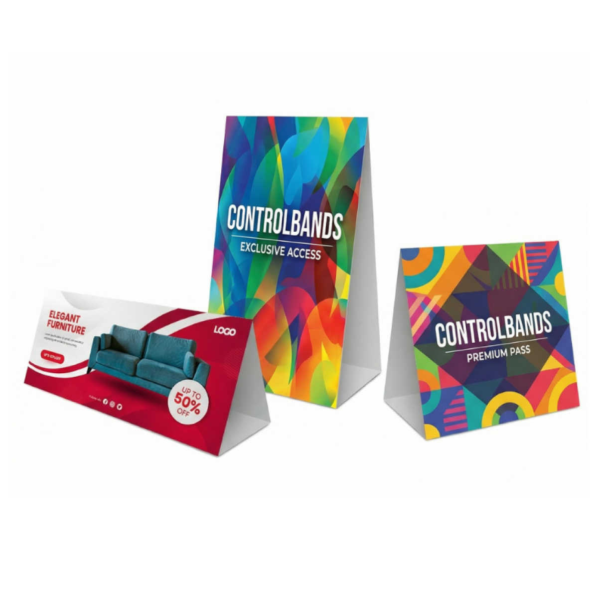 Habladores / Tent cards