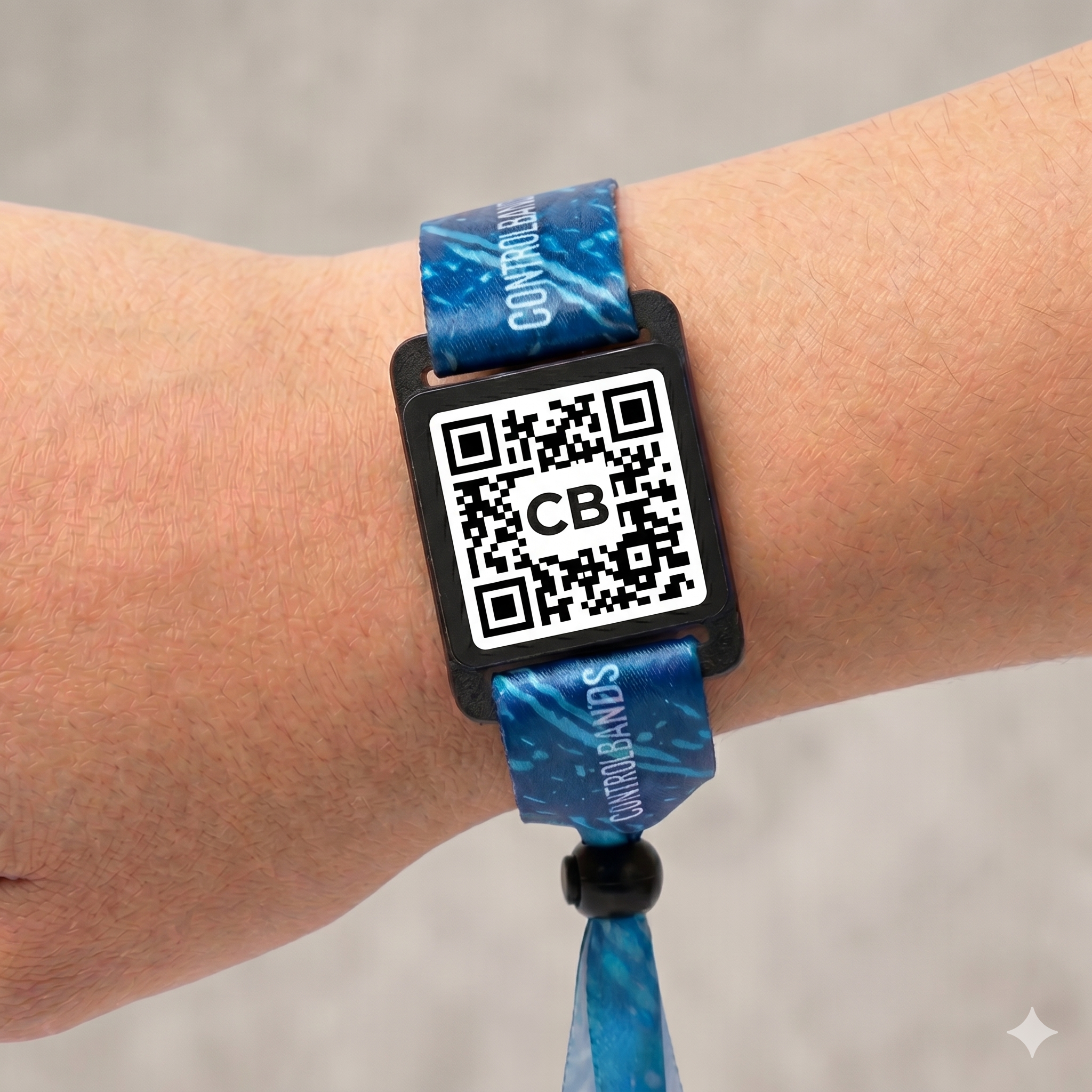 Pulsera de tela con Tag - Imagen 3