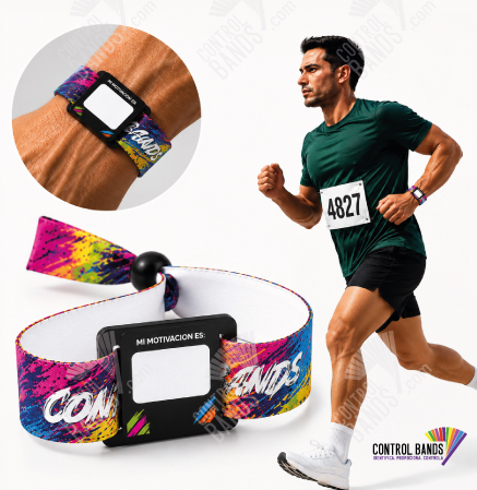 Pulsera de tela con Tag DEPORTIVA